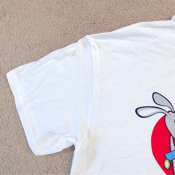 The Humane Society Pet Lover Graphic Tee Adult Large White Dog Cat Adopt Love - Picture 5 of 8